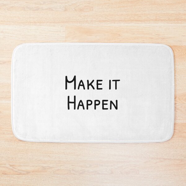 Item preview, Make It Happen, Motivation Inspiration, Yoga designed and sold by Minimalist Quotes and Sayings.