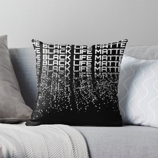 The black life matters Throw Pillow