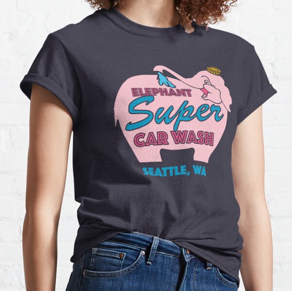 Pink Elephant Car Wash Classic T-Shirt