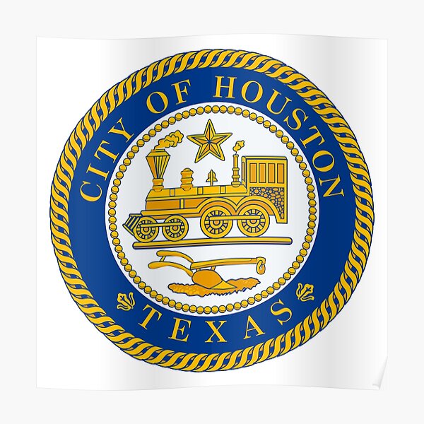 City Of Houston Posters Redbubble