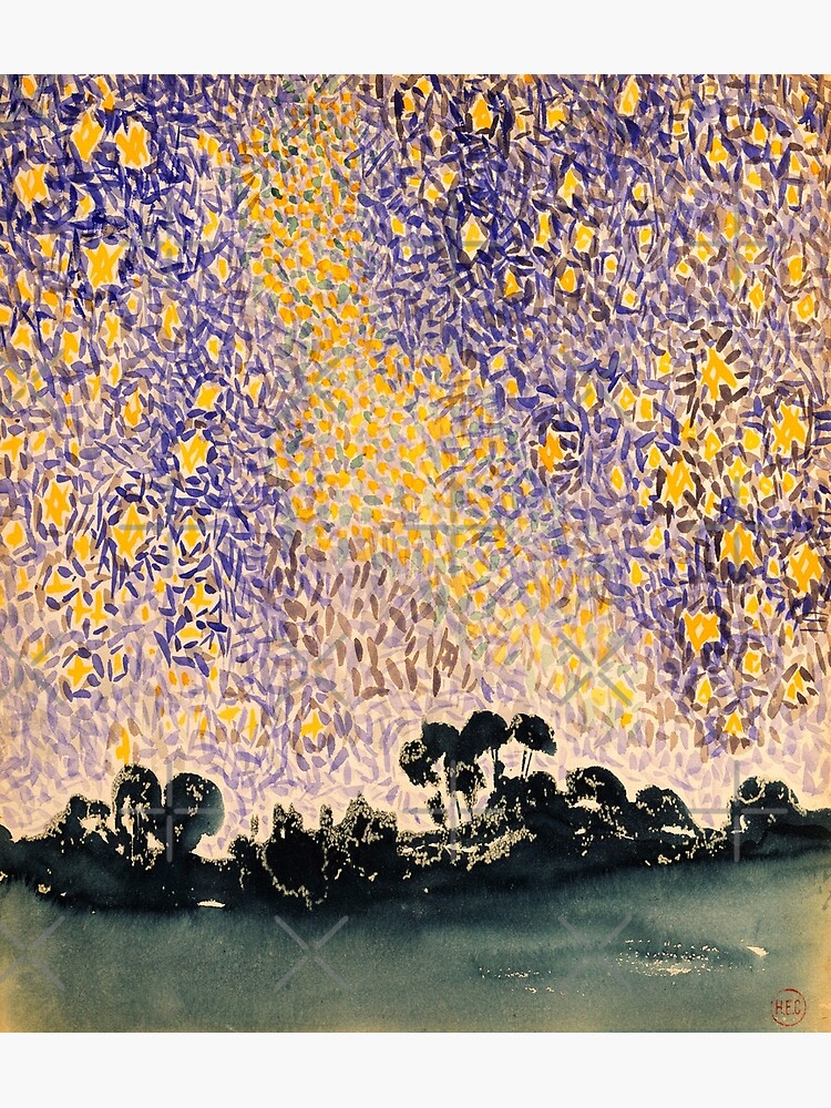 Landscape with Stars-Henri-Edmond Cross 