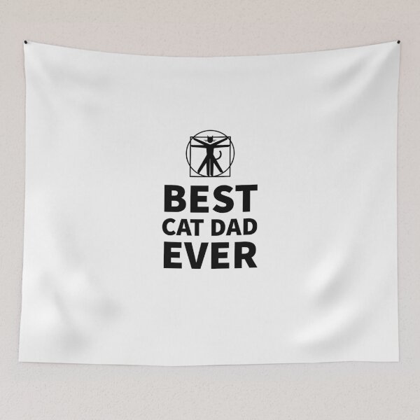 Item preview, BEST CAT DAD EVER - CAT LOVER  designed and sold by Tropical Blood.