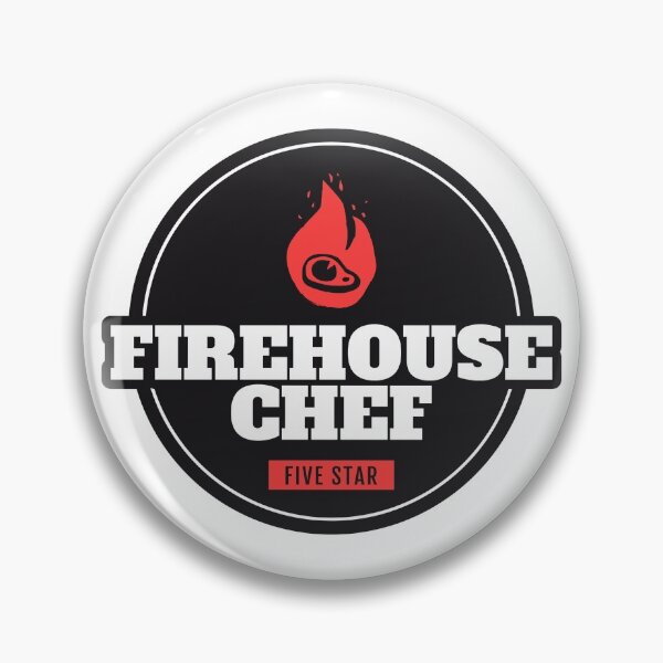 Aperçu de l'œuvre Chef de caserne de pompiers - Cuisinier pompier cinq étoiles créée et vendue par Thinline Fire Police EMS.