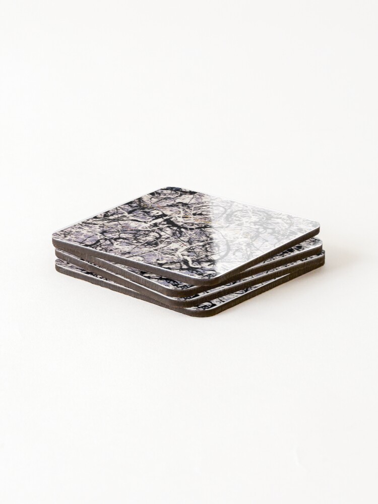 Alternate view of Stone Roses Coasters (Set of 4)