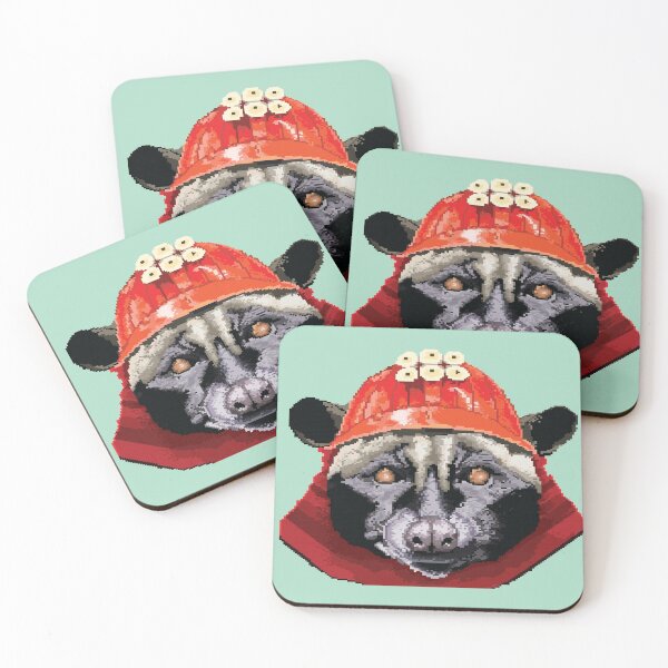 Item preview, Animal Series #1: Civet Wearing Samurai Armor designed and sold by Fakron Jamalin.