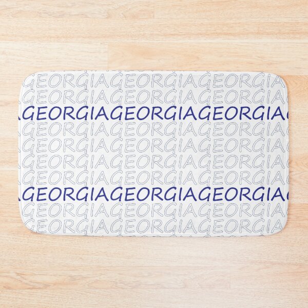 Item preview, Georgia Repeating Blue Bold Uppercase designed and sold by artbylukas.