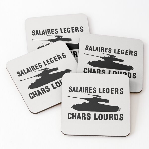 Item preview, Paris Revolt, May 68: 'SALAIRES LEGERS, CHARS LOURDS': The Original in Black on Bone Grey designed and sold by Day Chapman.