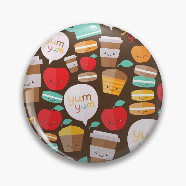 Item preview, yum yum cute food coffee macaroon cupcake  designed and sold by kostolom3000.