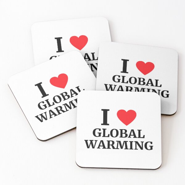 Item preview, I Love Global Warming Heart  designed and sold by Vanover Designs.