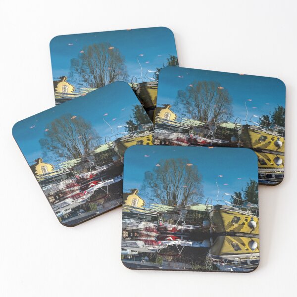 Item preview, Editorial: 17th February 2019: Strasbourg, France. Small boats on the river Ill. Sunny spring day designed and sold by Alexander Sorokopud.