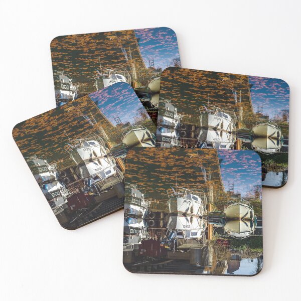 Item preview, Editorial: 17th February 2019: Strasbourg, France. Small boats on the river Ill. Sunny spring day designed and sold by Alexander Sorokopud.