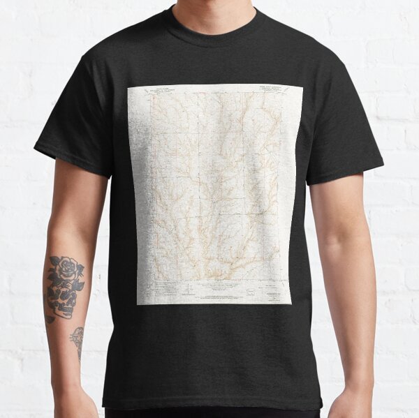 USGS Topo Map Washington State WA Lenzie Ranch 241978 1965 24000 Classic T-Shirt