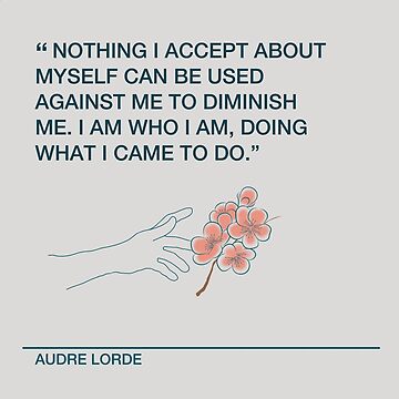 Artwork thumbnail, Accept Yourself Audre Lorde by gracefullyjulia