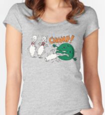 Funny Bowling Women's Fitted Scoop T-Shirt