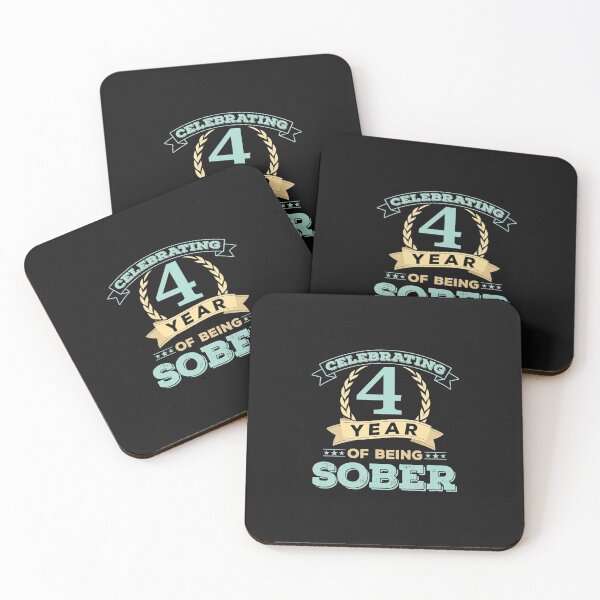 Item preview, I have been sober for 4 year print celebrating sobriety designed and sold by maninpos23.