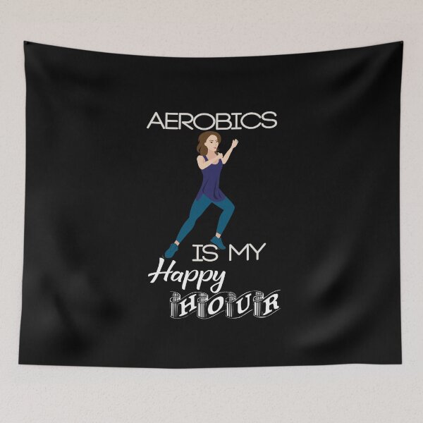 Item preview, Aerobics Is My Happy Hour designed and sold by ColorfulMystic.