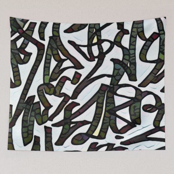 Item preview, Graffiti art original canvas art / graffiti clothing / graffiti accessories designed and sold by AlyinWonderland.