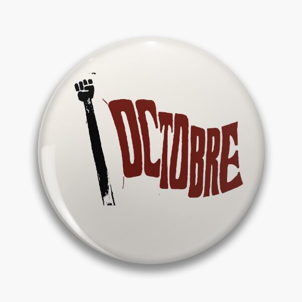 Item preview, Paris Revolt, May 68: 'OCTOBRE': The Original in Deepest Red & Black on Cream designed and sold by Day Chapman.