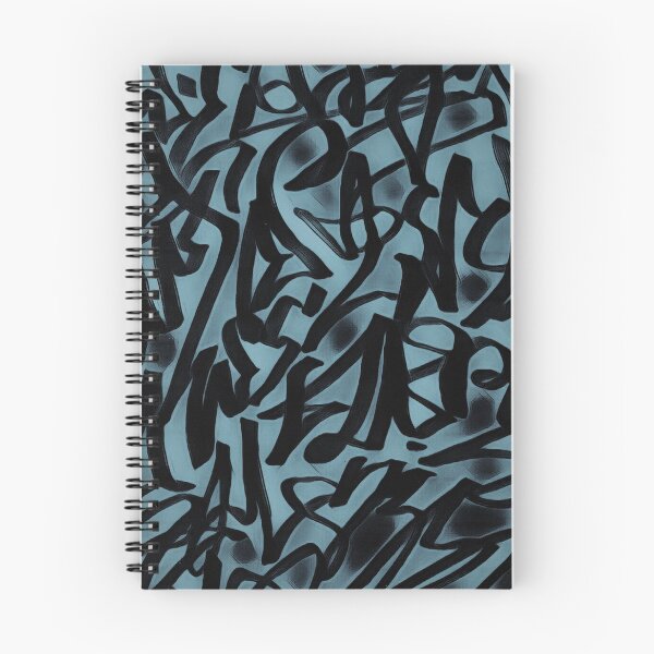 Item preview, Graffiti canvas art / blue art designed and sold by AlyinWonderland.