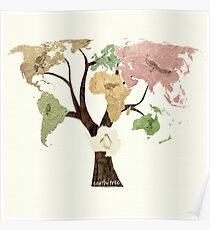 Earth Tree (Birds) Poster