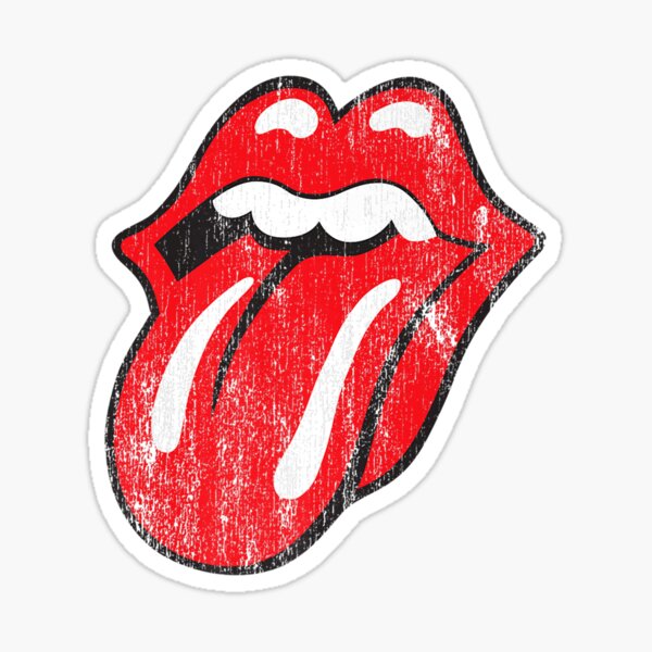 Rolling Stones Tongue Stickers | Redbubble