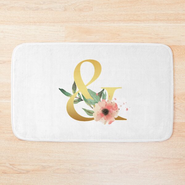 Item preview, Floral Gold Monogram & Letter Art Ampersand designed and sold by MysticMagpie.