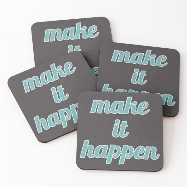 Item preview, Make It Happen Quote designed and sold by MotivationFlow.