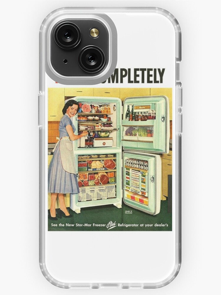 Retro Red Refrigerator  iPhone Case for Sale by adrienne75