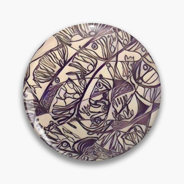 Item preview, Purple pattern / graffiti art / graffiti artwork / inked designed and sold by AlyinWonderland.
