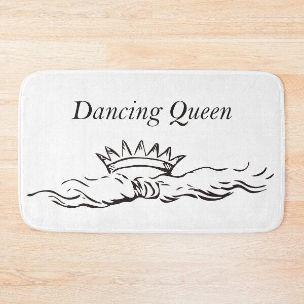 Item preview, Dancing Queen Design with Antique Black and White Crown Image designed and sold by Vintage-TM.