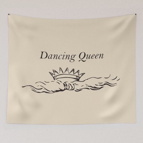Item preview, Dancing Queen Design with Antique Black and White Crown Image designed and sold by Vintage-TM.