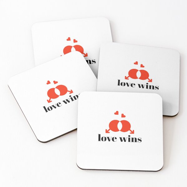 Item preview, LOVE WINS - GAY - LOVER - LOVES IS THE MOST IMPORTANT  designed and sold by Tropical Blood.