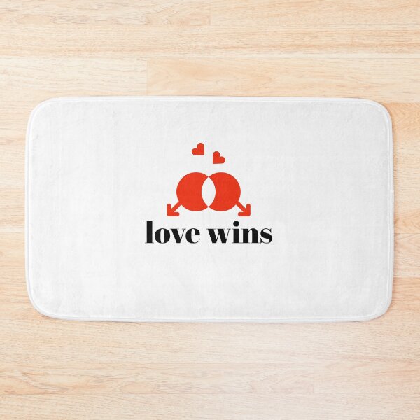 Item preview, LOVE WINS - GAY - LOVER - LOVES IS THE MOST IMPORTANT  designed and sold by Tropical Blood.