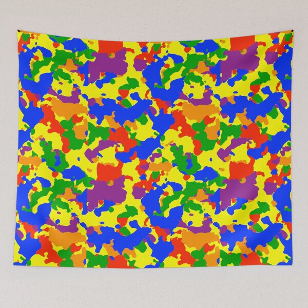 Item preview, Rainbow Camo Camouflage  designed and sold by ColorFlowArt.