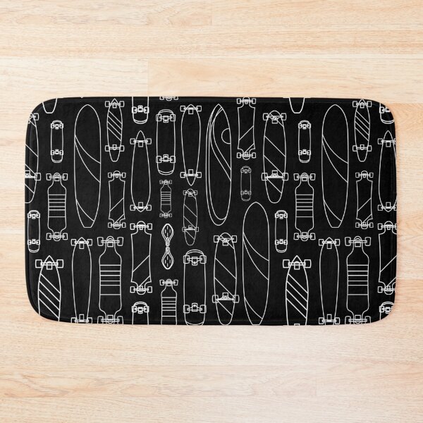 Item preview, Rows of Skateboards Black and White designed and sold by graphicmeyou.