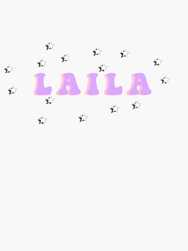&ldquo;Laila&rdquo; Sticker by caroliiineeee | Redbubble