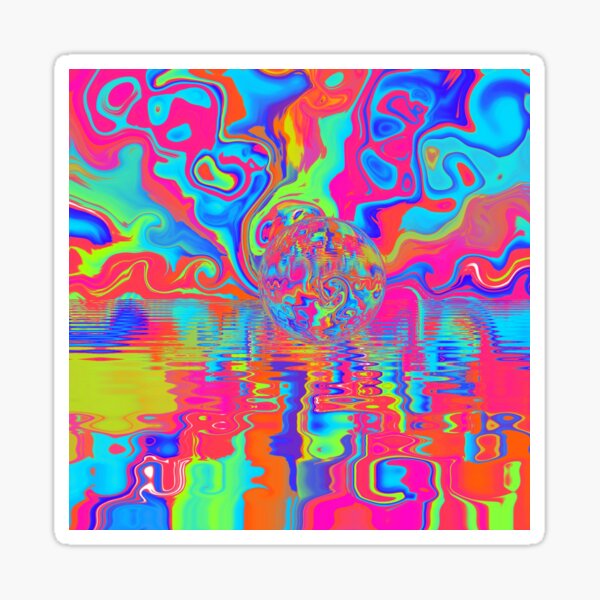 Rainbow World Sticker
