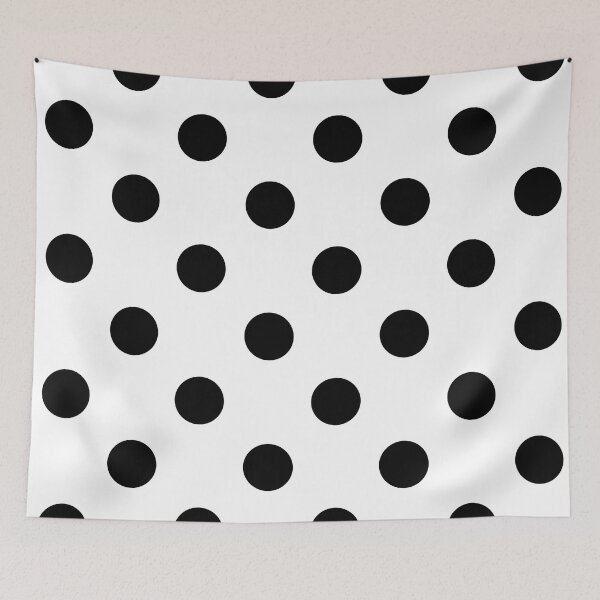 Item preview, Black polka dots designed and sold by PSstudio.