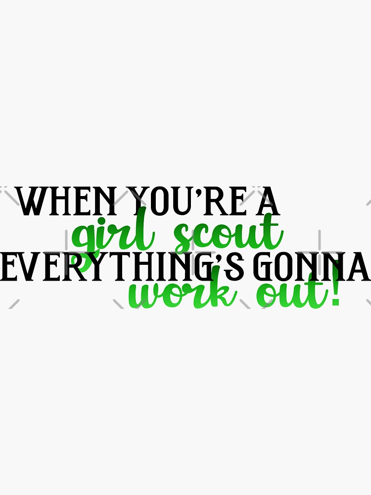 "Beetlejuice Girl Scout Quote" Sticker for Sale by pinez773 Redbubble