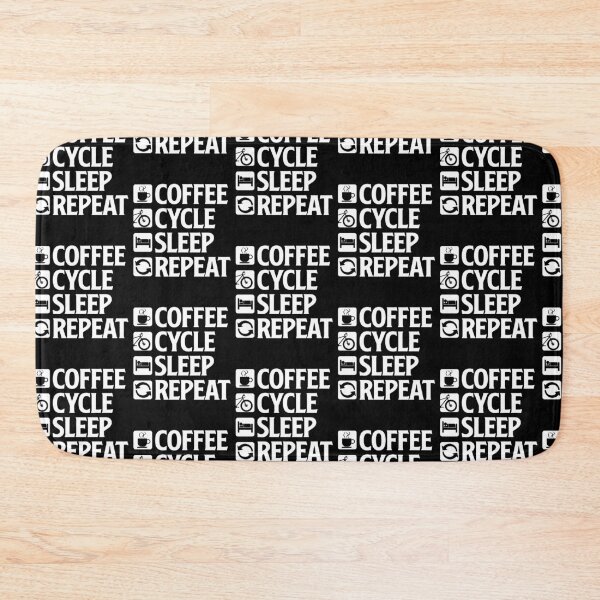 Item preview, Coffee Cycle Sleep Repeat - Mountain Bike T-Shirt designed and sold by biNutz.