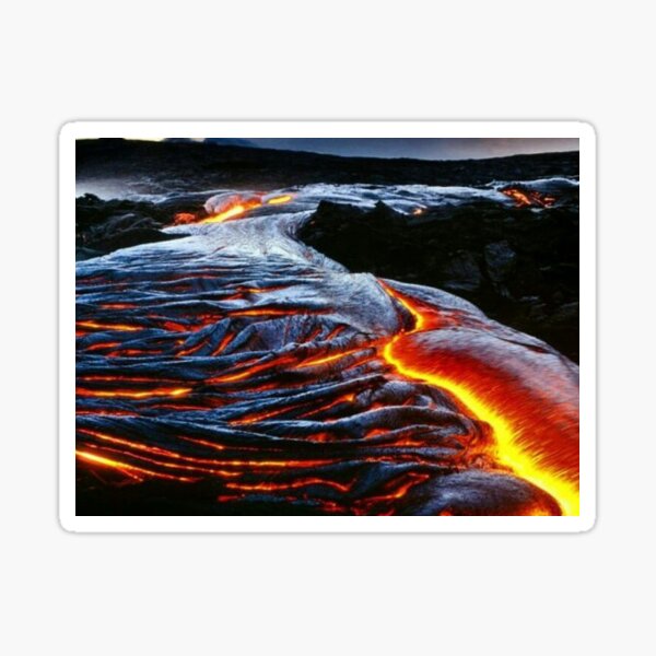 Lava Flow Sticker