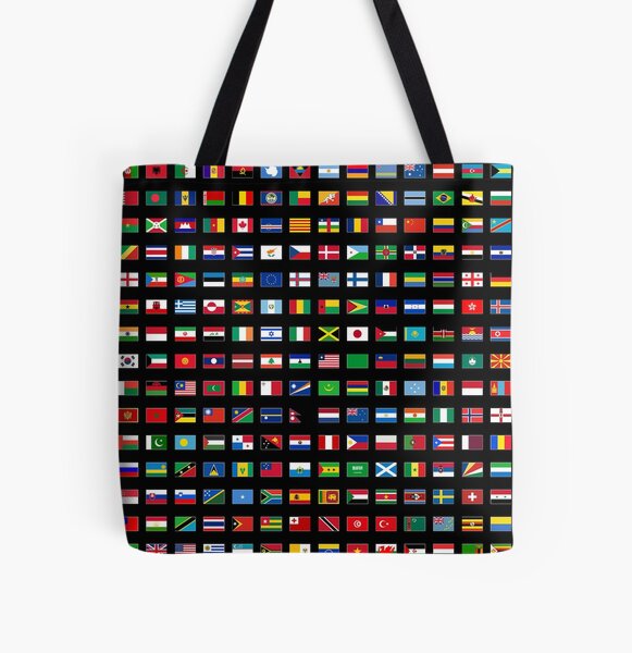 World Flags with Country Names Tote Bag for Sale by Dee Dee