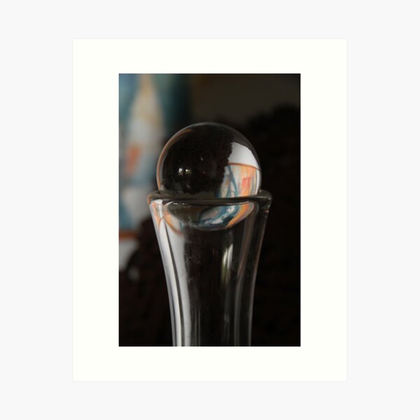 Aperçu de l'œuvre Boule de prédiction transparente en verre cristal créée et vendue par EstelleRossetti.