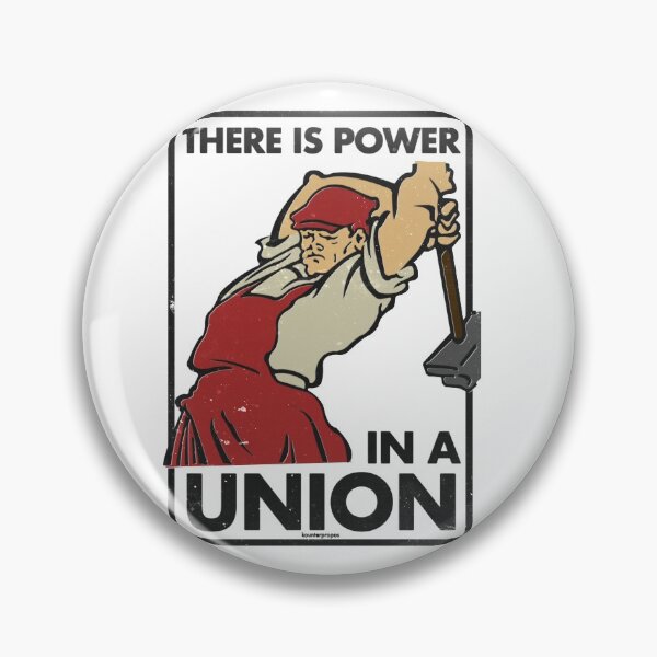 Il y a du pouvoir dans une union (loisirs de vecteur) Badge