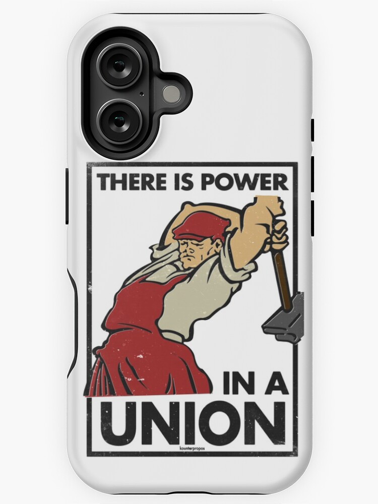 Thumbnail 1 von 4, iPhone-Hülle, In einer Union steckt Macht (Vektor-Nachbildung) designt und verkauft von kounterpropos.
