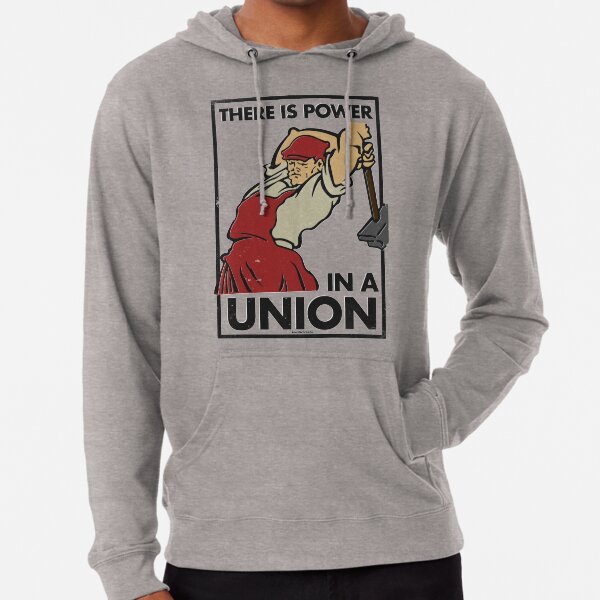 There Is Power in a Union (Vector Recreation) Lightweight Hoodie