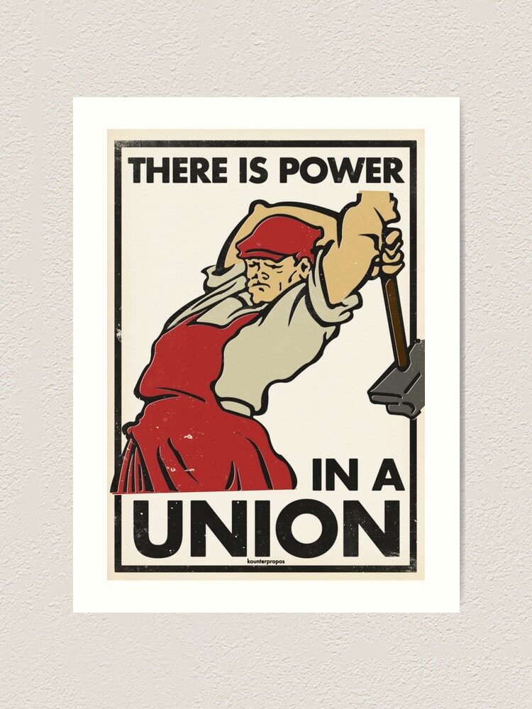Alternate view of There Is Power in a Union (Vector Recreation) Art Print