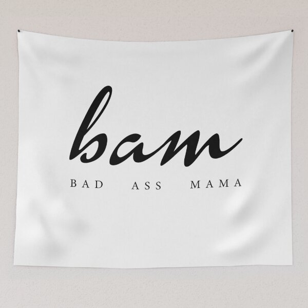 Item preview, BAM Tee Badass Mama - Cool Funny Mama designed and sold by majidkacm.