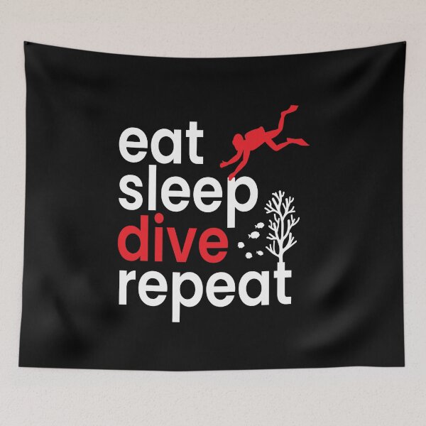 Item preview, Eat Sleep Dive Repeat Dive designed and sold by MooonTees.