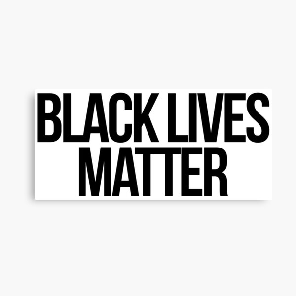 Black Lives Matter Canvas Print